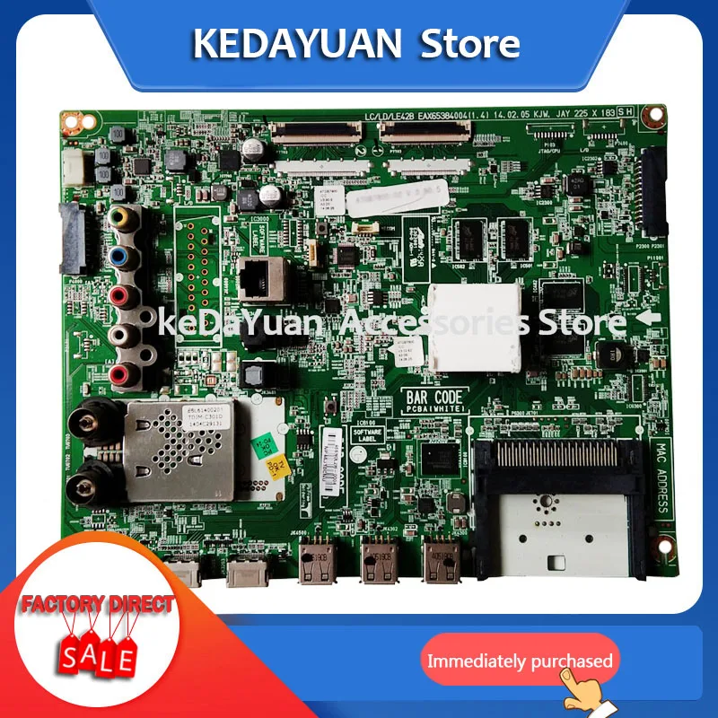 Бесплатная доставка 100% тестирование работы для montherboard EAX65384004 экран LC550DUH(FG)(P2) 55GB6500