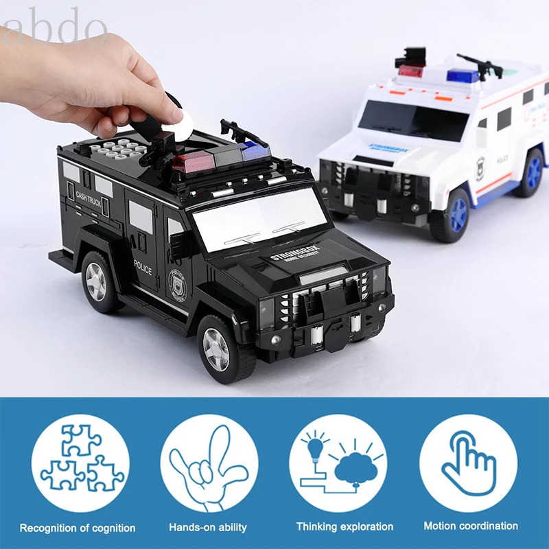 Electric piggy bank for paper money smart coin cash boxes kids children toys creative gifts Camouflage safe | Безопасность и