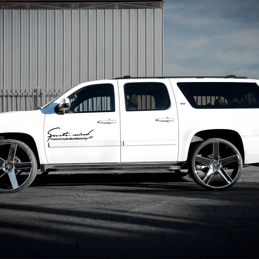 

For 2X Multiple Color Sports Mind Power for Suburban Emblems Vinyl Decal Sticker