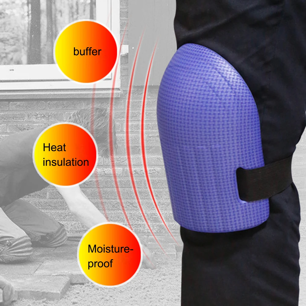 1 Pair Flexible Soft Foam Kneepads with Lightweight Waterproof EVA Padding Protective Sport Work Gardening Builder Knee Pad |