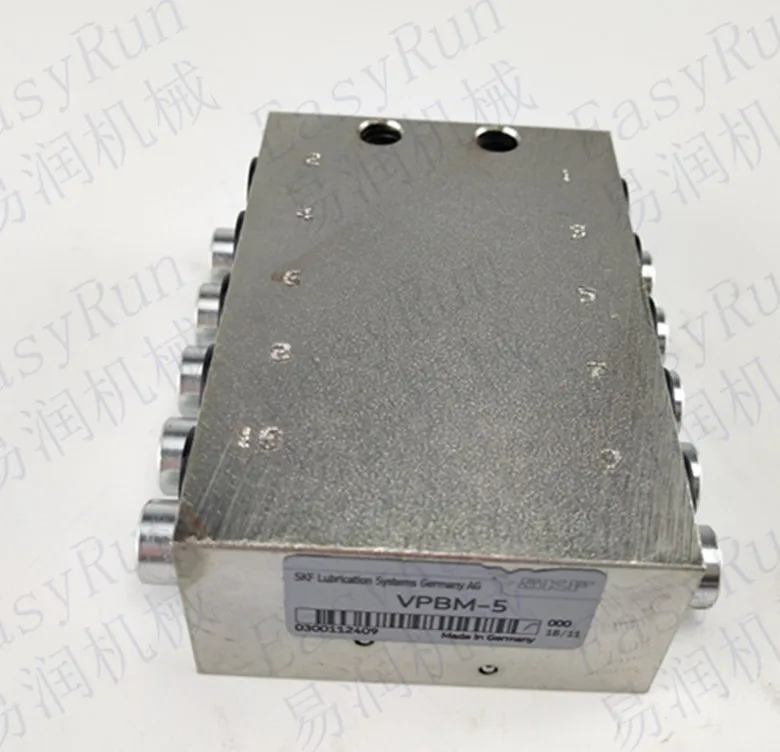10 way Oil Distributor Grease Separator Block Feeder For Concrete Pump Truck SKF VPBM-5 type |