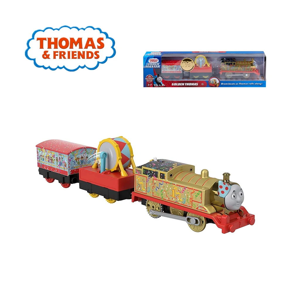 

Моторизованный игрушечный поезд Thomas and Friends из серии Golden Series с красивыми моментами, Детские моторизованные игрушки, рождественские подарки ...