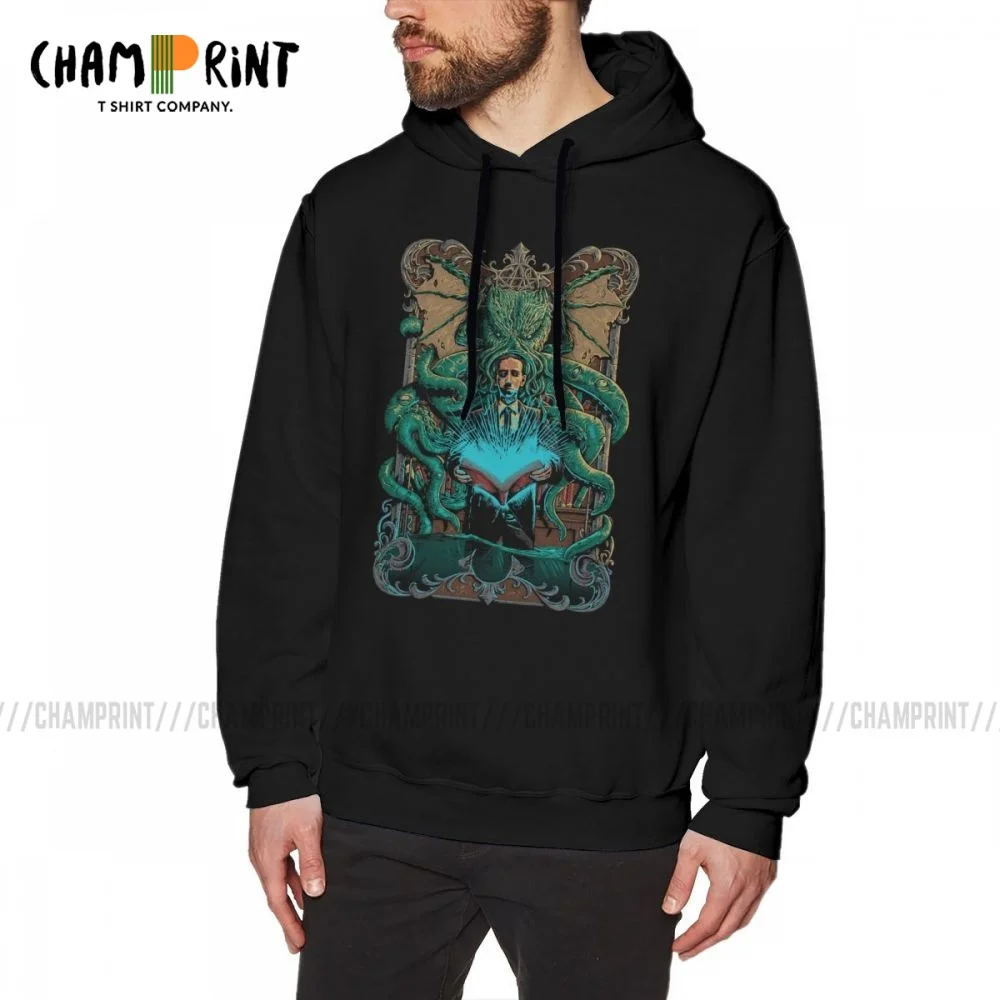 

Men's Sweatshirt Calling Cthulhu 100% Cotton Grey Funny Hoodies Hoodie Shirt