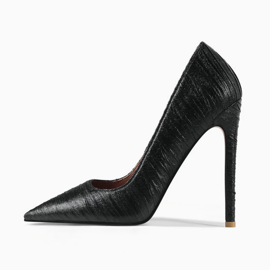 

Spring and summer fashion elegant pointy slim high heeled banquet women's shoes sexy style black large high heeled sandals