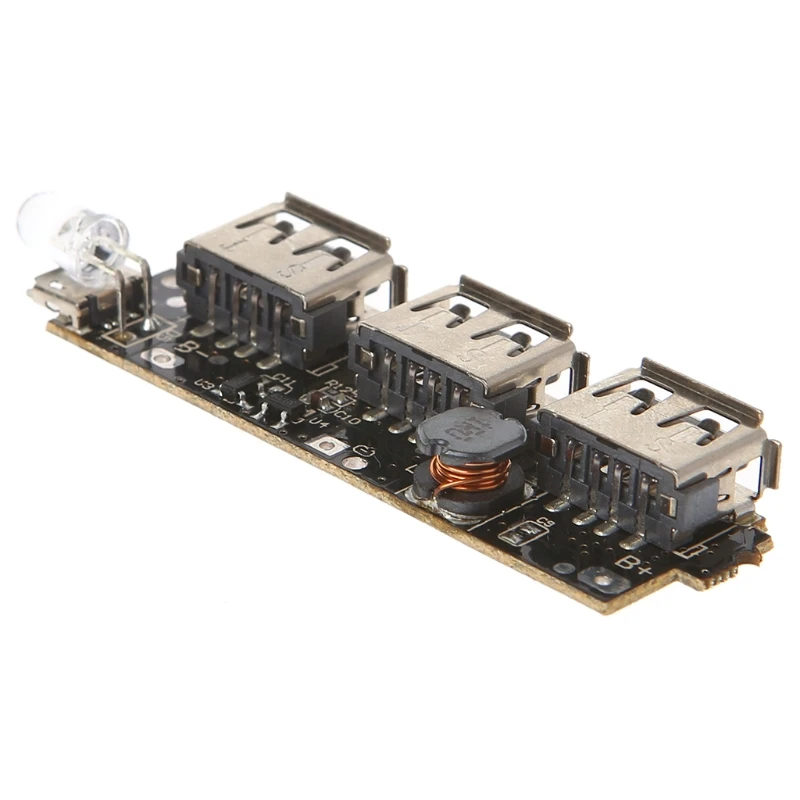 5V 2.1A 3 USB зарядное устройство для аккумулятора печатная плата модуля повышающее