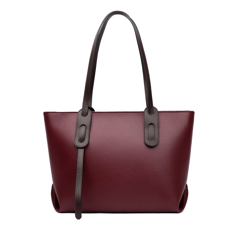 

Shoulder bag lady bag 2021 new retro fashion tote bag large capacity soft leather trendy underarm bag