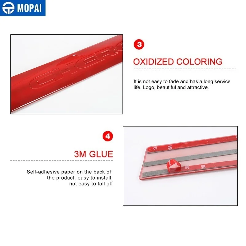 Наклейки MOPAI для автомобиля декоративные наклейки на задние двери из АБС
