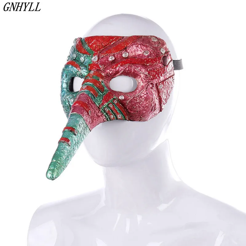 GNHYLL Хэллоуин Карнавал фестиваль аниме стимпанк Косплей маскарадная полулицевая