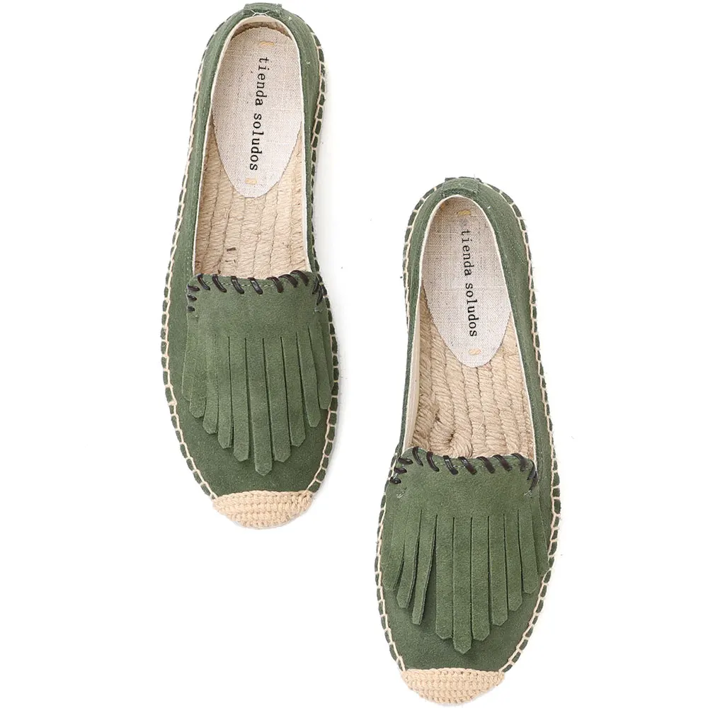 Женские туфли-Эспадрильи на плоской подошве без застежки | Обувь