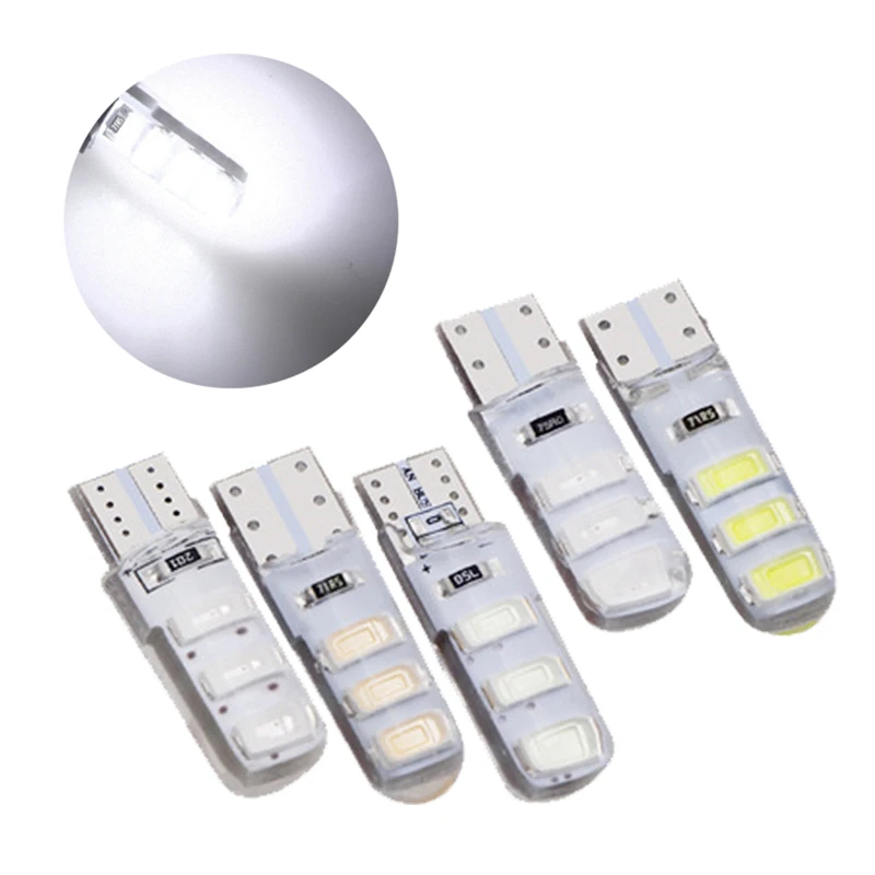 500x автомобильный силикагель T10 194 W5W 501 6 SMD 5630 LED Автомобильный Стайлинг зазор лампы