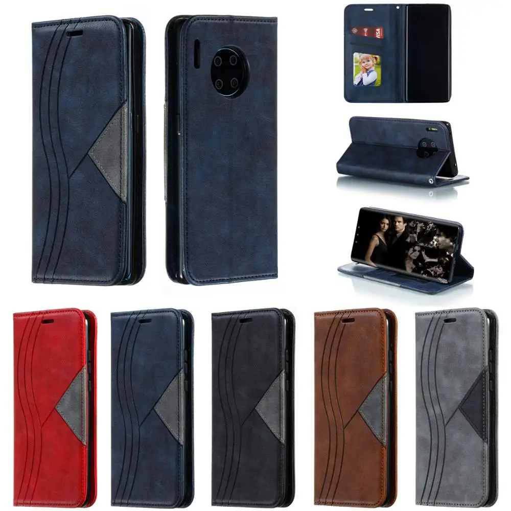 Кожаный чехол книжка из искусственной кожи с подставкой для Huawei Huawe Huaewi P30 P20 Pro Lite