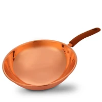 copper wok uncoated handmade pure copper cooking household pot old style rice cooker induction cooker gas stove copper pot