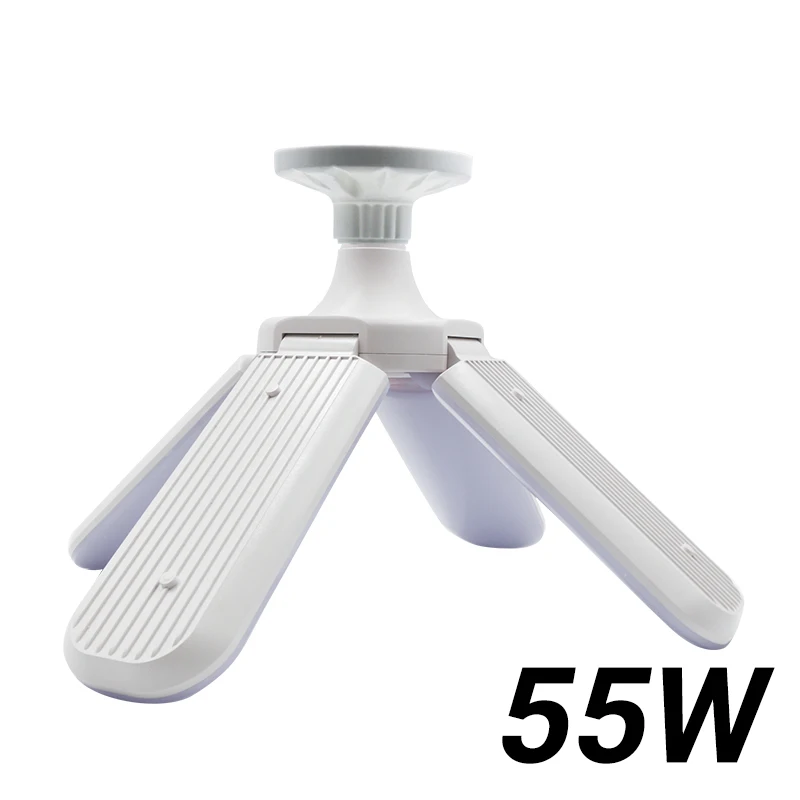 55W ceiling lamp Светодиодный IARY 96-265V 45W E27 светодиодный лампы Супер яркий Складная лопасть вентилятора с регулируемым углом наклона потолочный светильник современного дома энергосберегающие лампы CE по ограничению на использование опасных материалов в производстве - Испускаемый цвет: 55W ceiling lamp