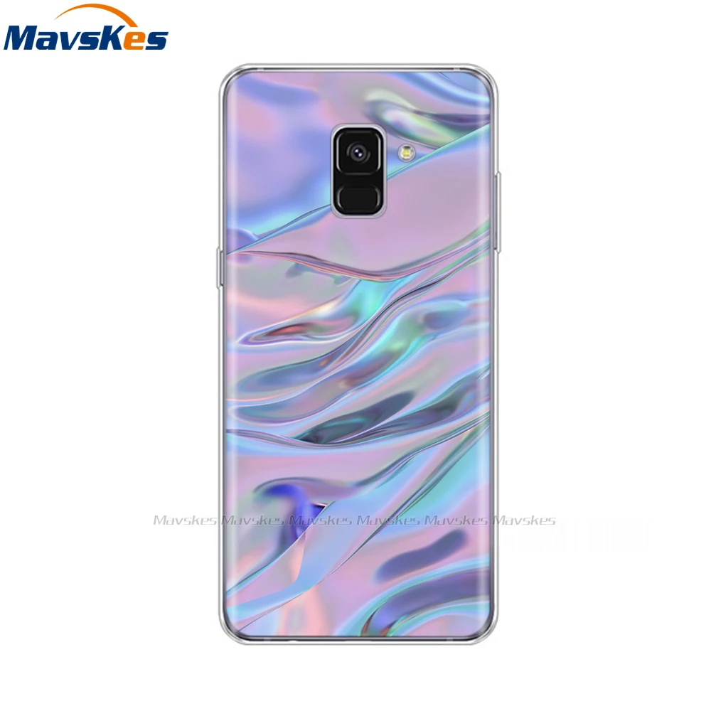 Fundas For Cases Samsung Galaxy A8 2018 Case Samsung A8 A 8 Plus 2018 Cover Soft Silicone TPU Phone Case Coque Protector Bumper