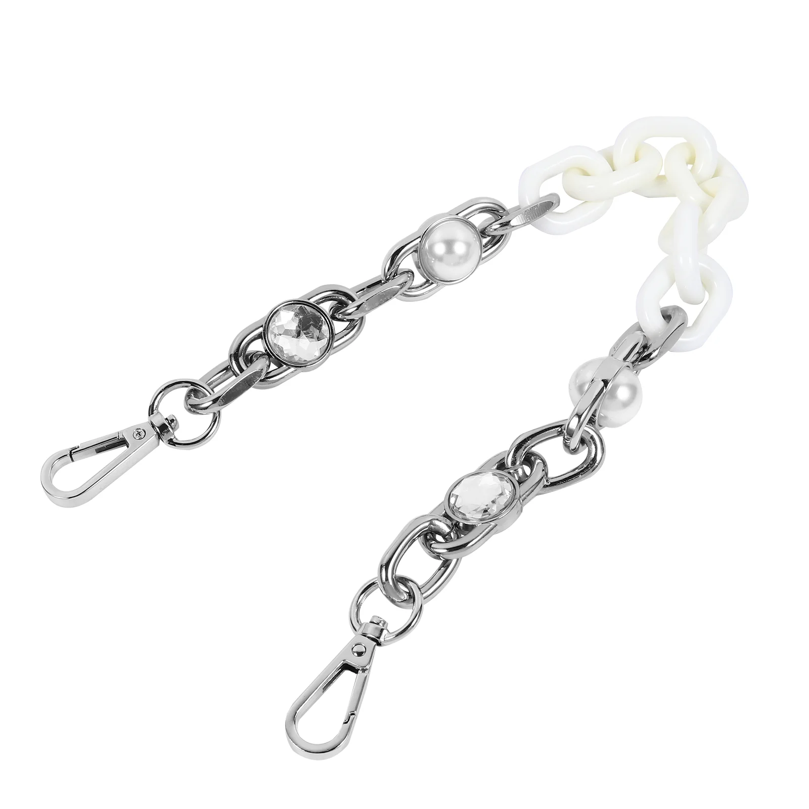 

1 Pc Practical Bag Chain Versatile Shoulder Strap Exquisite Pearl Chain