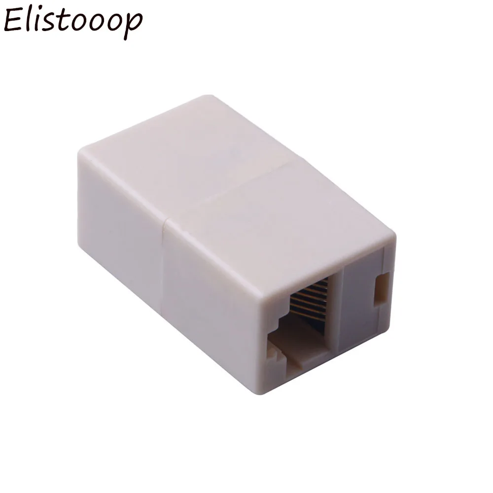 10 шт. соединитель RJ45 Ethernet двойная прямая головка Lan кабель Столярный CAT 5 5E 6 6a 7