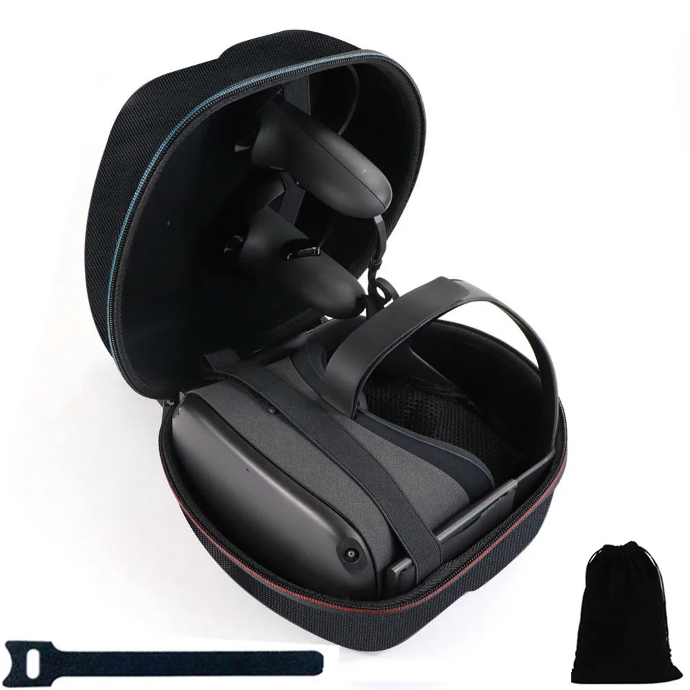 

Hard EVA Travel Storage Bag For Oculus Quest 2 VR Headset Portable Convenient Carrying Case VR Headset Controllers Accessories