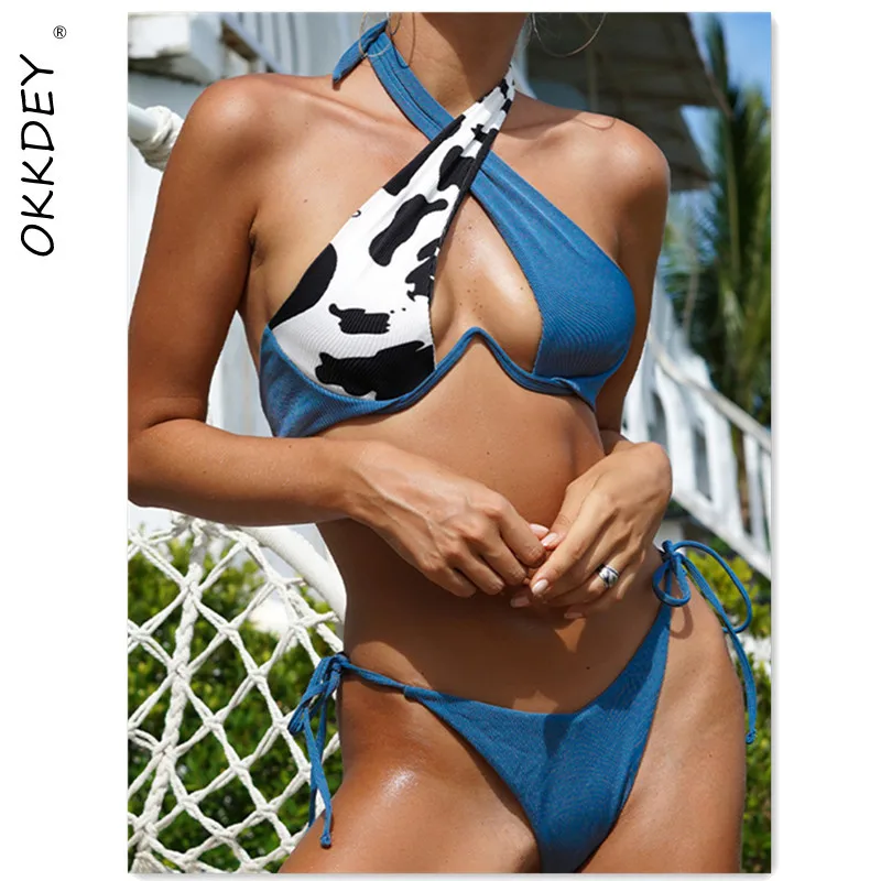 

Женский купальник в рубчик, с чашками пуш-ап