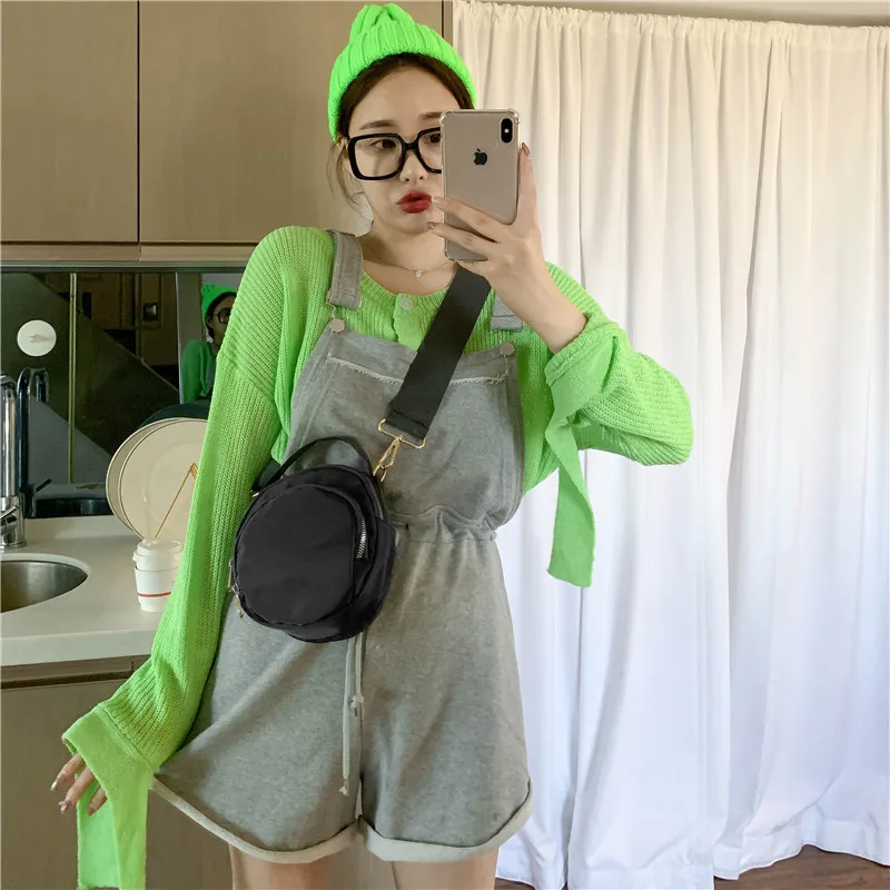 Сумки через плечо для женщин новинка 2020 модные простые нейлоновые