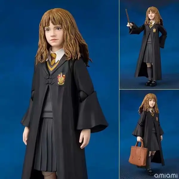 Hermione no Box СВЧ Снейп экшн-фигурка игрушки волшебный фильм hp Коллекционная модель Рон Уизли Гермиона Грейнджер кукла из ПВХ подарок для коллекционеров фанатов игрушки - Цвет: Hermione no Box