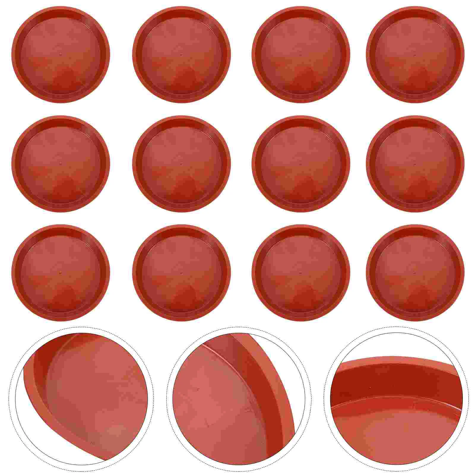 

30Pcs Flowerpot Trays Gardening Water Trays Bonsai Plates Flowerpot Holders