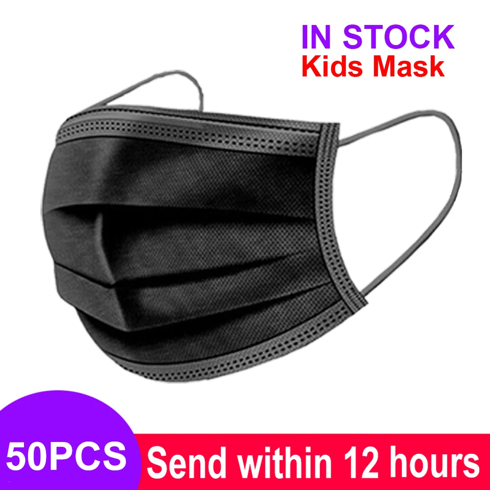 

Детские маски QUEED 3-слойные синие