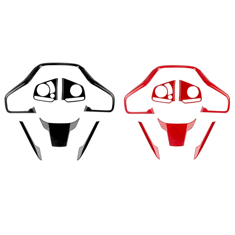 

6Pcs Inner Steering Wheel Sticker Trim Car Accessories for Honda Civic 10Th 2016-2021