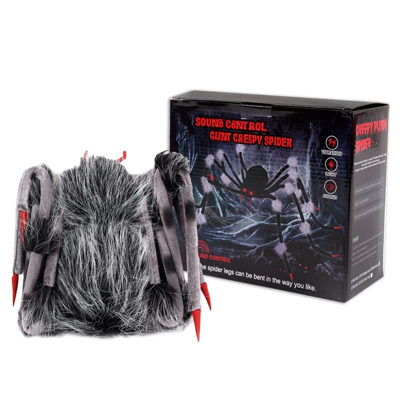 

QIFU Huge Halloween Simulation Spider 2020 Halloween Party Decor for Home Horror House Outdoor Scary Hallowen Party Suppplies