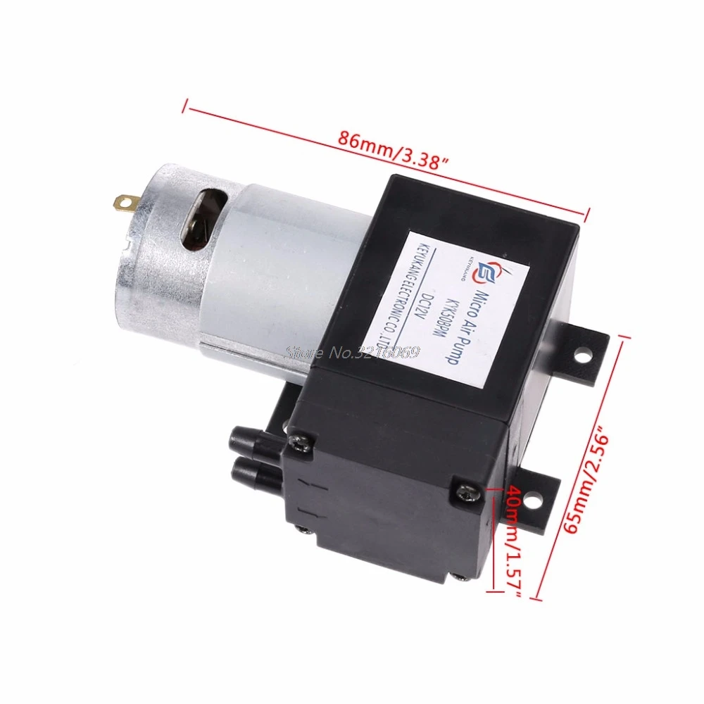 

DC 12V Mini Vacuum Pump 8L/min High Pressure Suction Diaphragm Pumps With Holder Dropship