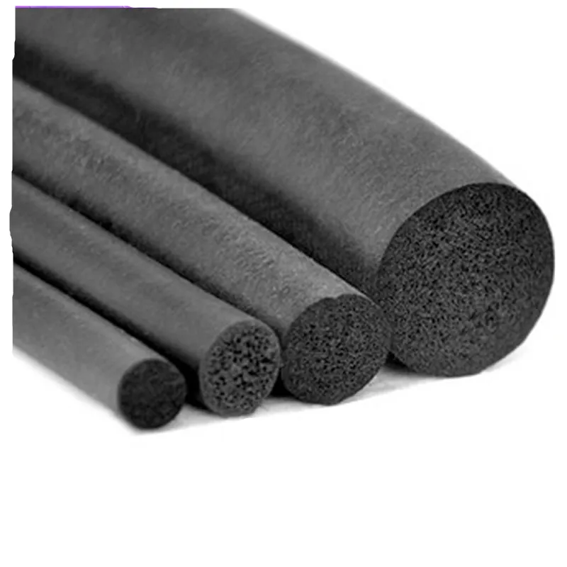 Проницаемая плотная O образная лента диаметром 6 мм звукоизоляционная