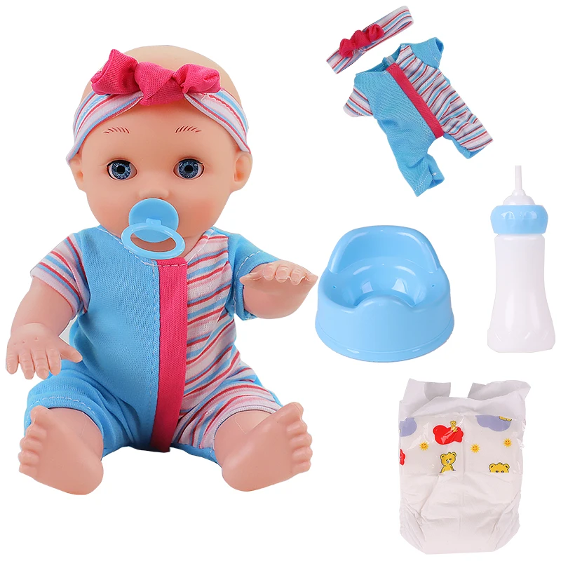10 дюймов куклы для новорожденных и малышей с аксессуарами веселые развивающие