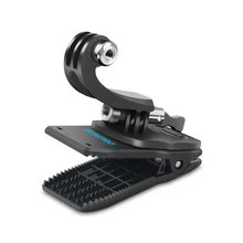 360 Degree Rotation J-Type Backpack Rec-Mounts Clip Clamp Mount with Screw for DJI Osmo Action for GoPro NEW HERO HERO7 6 5 4