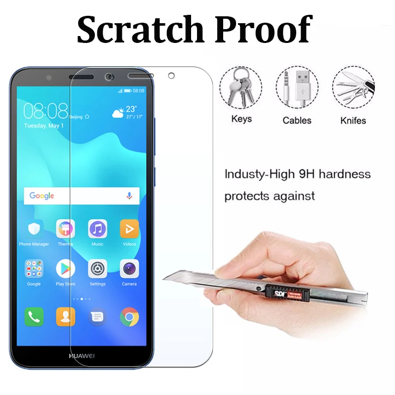 Защитное стекло для huawei y5 prime armor on huawey y 5 lite закаленное стекло для экрана huawei y5 life safety light huawie huawai
