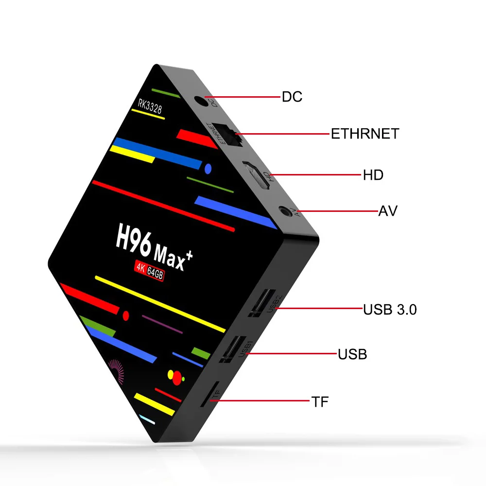 ТВ приставка H96 Max Plus Android 9 0 4 ядра 2 Wi Fi + 32 ГБ USB3.0|ТВ-приставки и медиаплееры| |