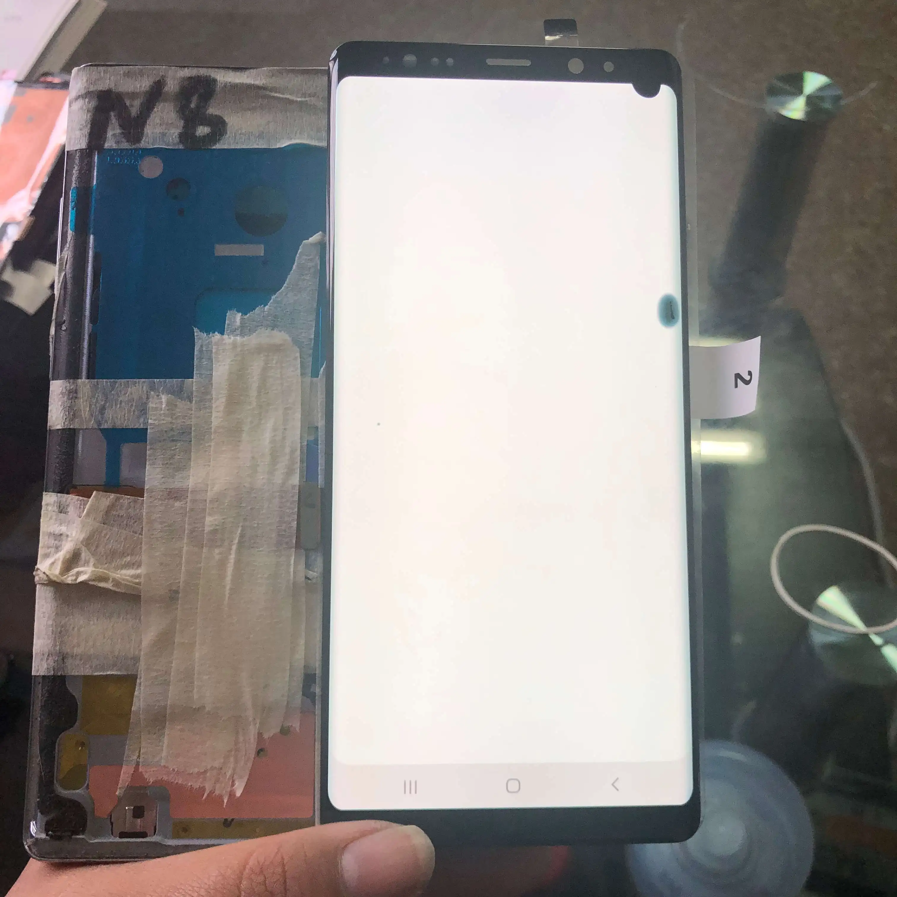 6 3 дюйма для Samsung Galaxy NOTE 8 LCD N950 SM-N950F с точечным оригинальным Amoled ЖК-дисплеем и