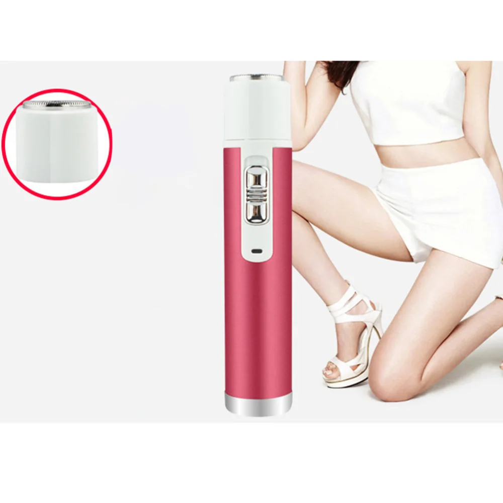 

Electric Hair Shaver Body Hair Remover Depilator Face Body Hair Trimmer Shaver (Red)