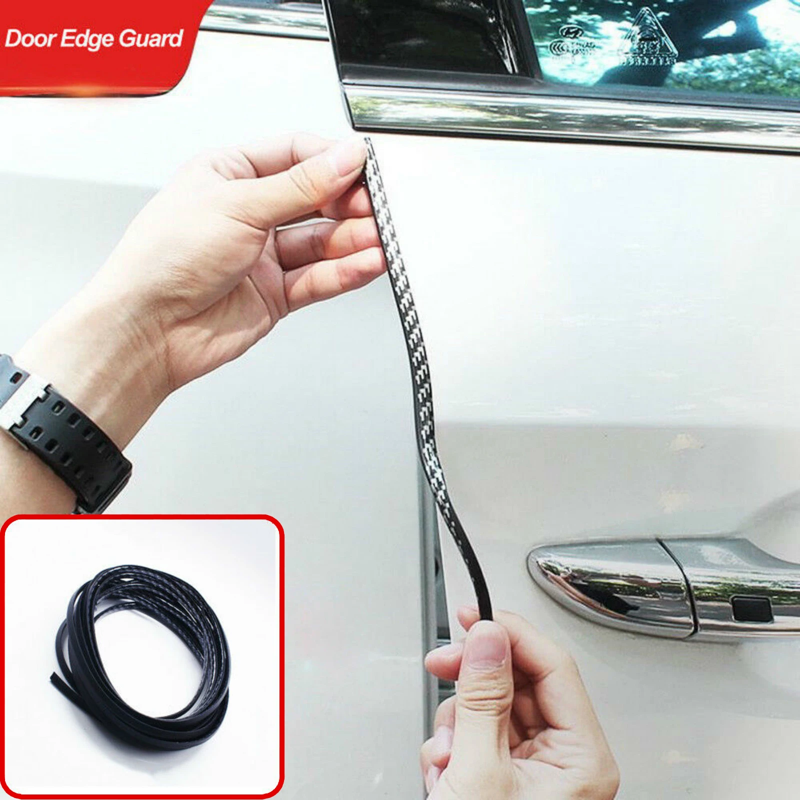 

5m Car Door Protection Edge Guards Trim Styling Moulding Strip U Type Rubber Scratch Protector For Car Auto