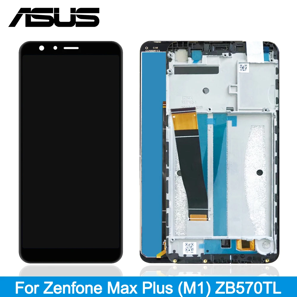 5," для asus ZenFone Max Plus M1 X018DC ZB570TL ЖК-сенсорный экран дигитайзер с рамкой для Peg asus 4S ZB570TL X018D дисплей