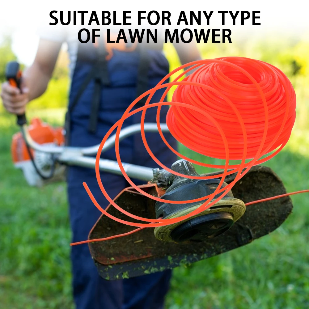 

2.4/2.7mm 69m 86m Professional Mower Nylon Grass Trimmer Rope Mower Trimmer Wire Lawn Mower Accessories Garden Power Tools Parts