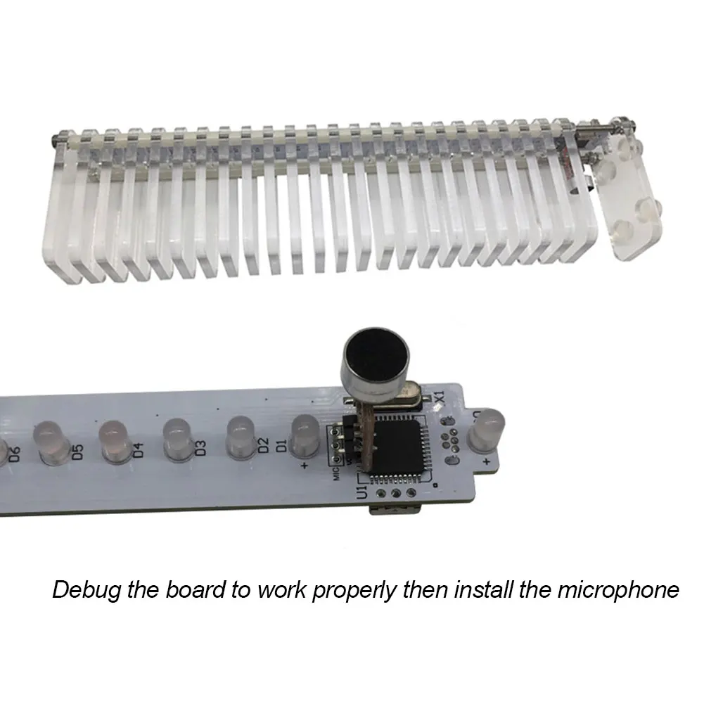 Goedkoop Audio Spectrum Analyzer Kit Fantasy Crystal Cube Led Muziek Kolom Vu Akoestische Controle Toren 8 Soorten Klassieke Weergavemodus