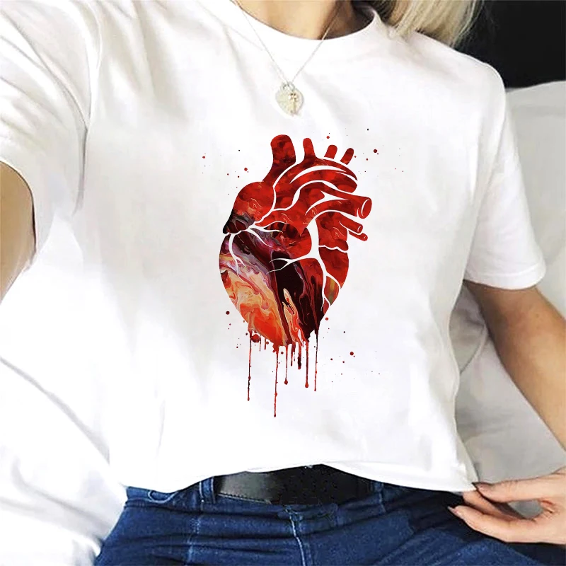 

Женские футболки, модные белые футболки, простая футболка, одежда, топы, Женские базовые летние футболки с коротким рукавом и графическим пр...