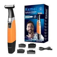 2021 electric shaver beard shaver electric razor body trimmer men orange blue shaving usb charge machine hair trimmer face care