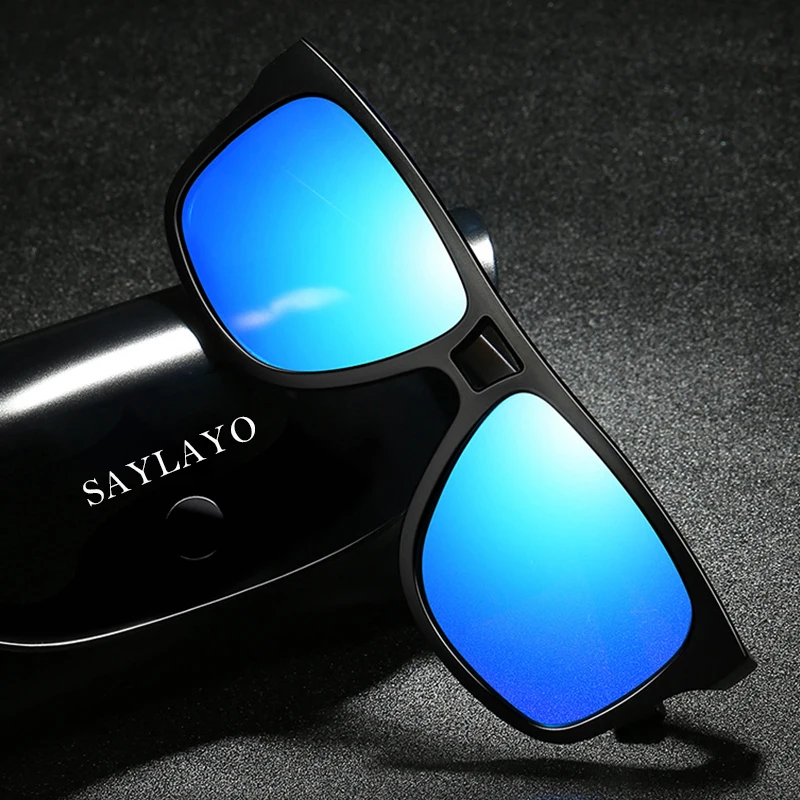 

SAYLAYO New Brand Polarized Sunglasses Men Women Oversized High Quality Vintage Sun Glasses UV400 Oculos De Sol Feminino