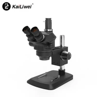 7x 50x continuous zoom trinocular stereo microscope head sets with eyepiece objective lens for pcb board soldering