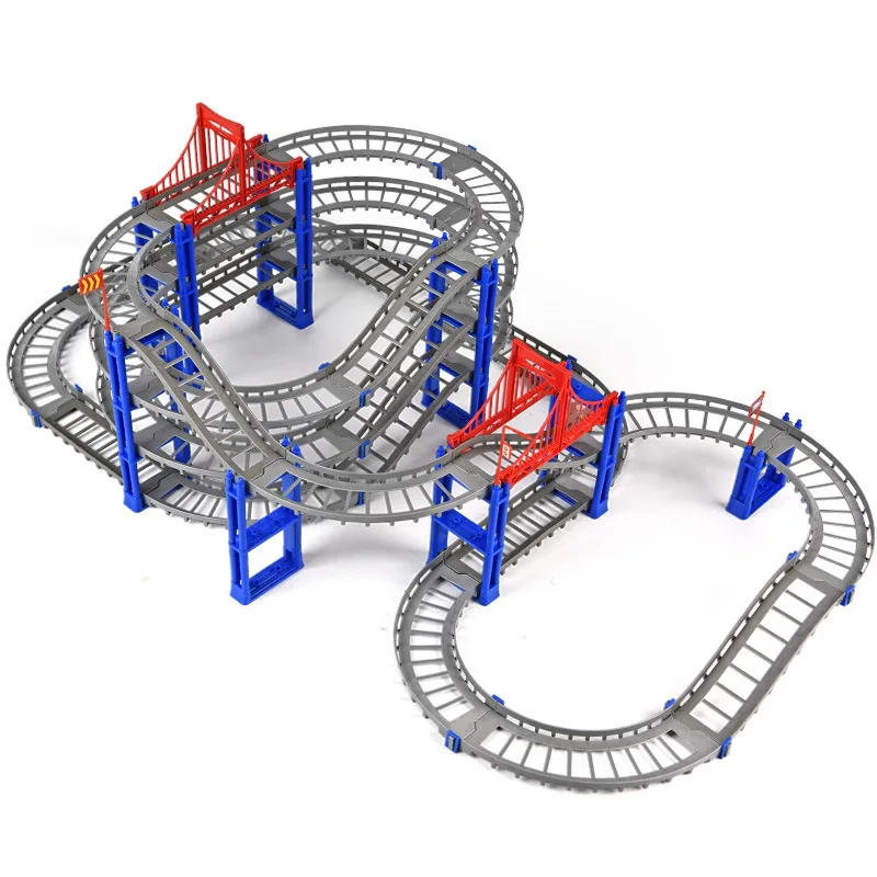 

Electric high-speed rail children's educational toys assembled by ever-changing rail cars for kid's toys