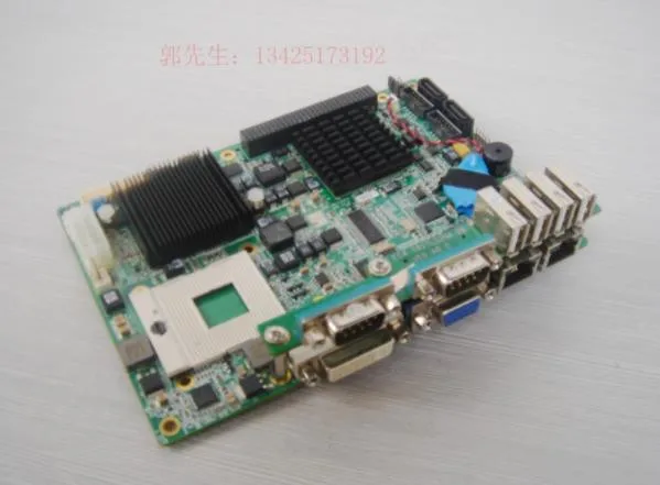 

100% high quality test 3.5 inch embedded industrial control board EC4-1811LD2NA 965 chip dual network port DDR2