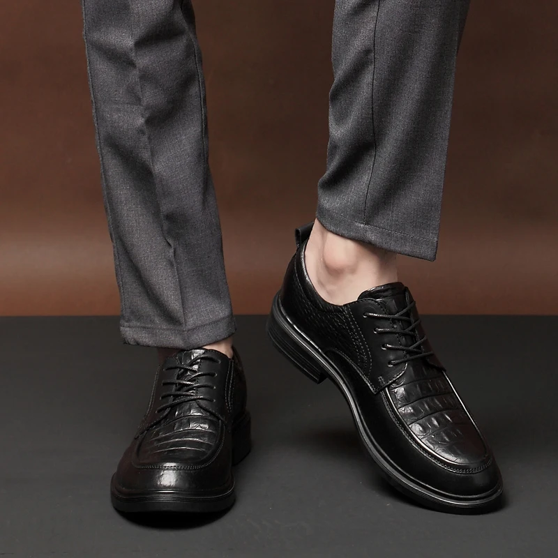 Мужские туфли из натуральной кожи итальянские официальные деловые повседневные