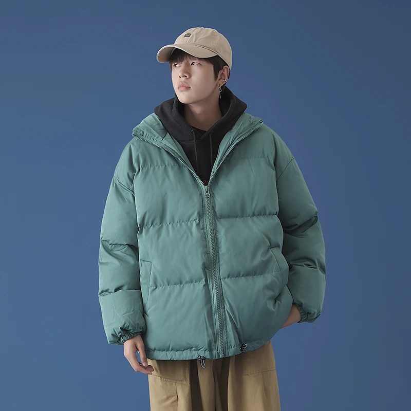 Cotton padded jacket men's winter thickened jacket fashion Korean handsome small cotton padded jacket 2021 new bread suit