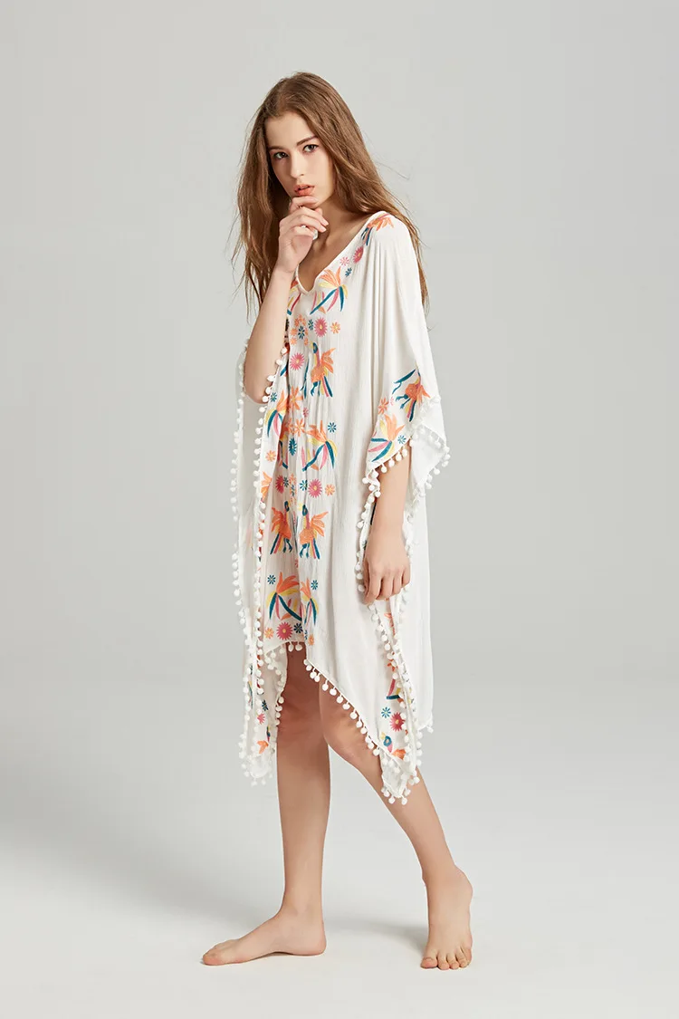 Короткое свадебное платье до колена в богемном стиле 2018 Пляжное с расклешенным