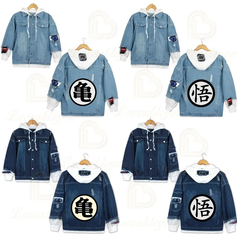 Женская джинсовая куртка с капюшоном повседневная Осенняя толстовка из денима в